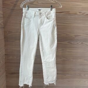 Paige Cindy Crop Frayed Ankle Jeans